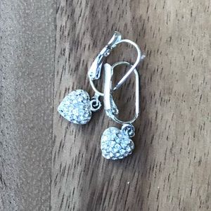 PREMIER DESIGNS small heart rhinestone earrings